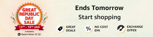 Great republic sale ends